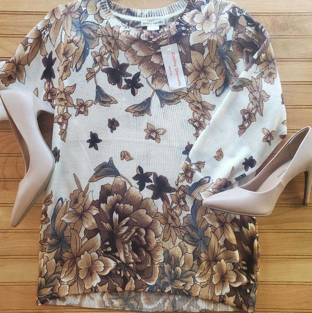Cathy Daniels fresh lightweight sweater